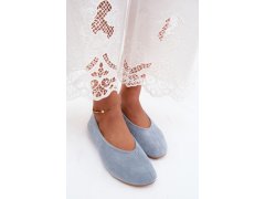 Dámské baleríny modré model 22305668 - SWEET SHOES