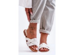 Dámské pantofle / žabky / Bílá s béžovou model 20329935 - Inello