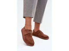 Dámské polobotky 327 Hnědá - Step in style