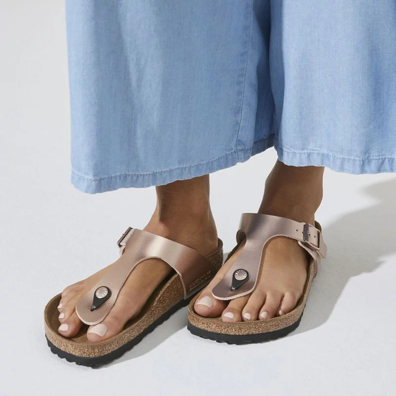 Dámské nazouváky / žabky Gizeh BS model 20276842 Hnědá - Birkenstock - Doplňky čepice, rukavice a&nbsp;šály