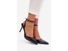 Dámské lakované lodičky - černé model 22128499