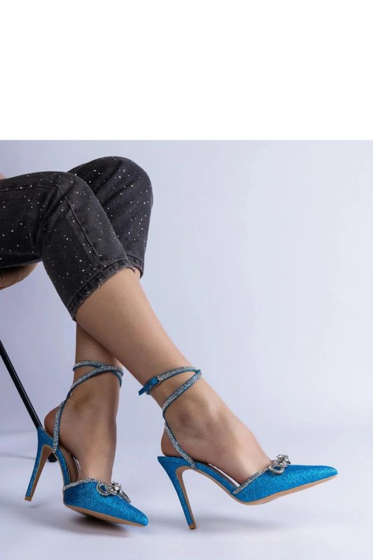 Dámské lodičky na podpatku Světle modrá Shoes model 21778833 - Inello - Dámské svetry