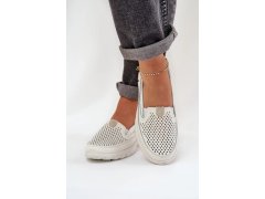 Mokasiny model 21133314 krémové Step in style - SWEET SHOES