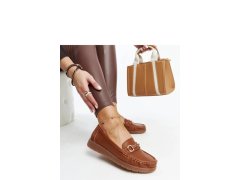 Mokasiny model hnědé Solea model 21935240 - SWEET SHOES