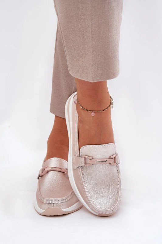 Dámské mokasíny Béžová model 21486081 - S.Barski