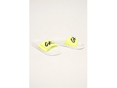 Pantofle KM0KM00499-YCD bíložlutá - Calvin Klein