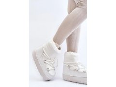 Sněhule model bílé Step in style model 20777004 - SWEET SHOES 2