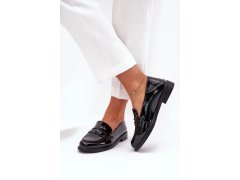 Dámské mokasíny model 21165774 Černá - VINCEZA 1