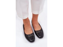 Dámské balerínky model 21327444 Černá - VINCEZA 1
