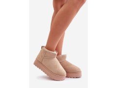 Dámské sněhové boty na platformě Světle béžová model 21808572 - Inello 7
