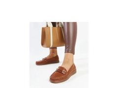 Mokasiny model hnědé Solea model 21935240 - SWEET SHOES 2
