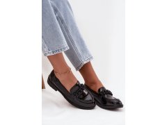 Dámské lakované mokasíny model 22042912 Černá - S.Barski 3