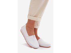 Kožené dámské polobotky model 22064256 bílé - S.Barski 2