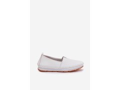 Kožené dámské polobotky model 22064256 bílé - S.Barski 3