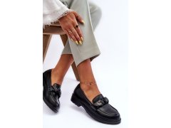 Kožené mokasíny model 22097963 černé - S.Barski 3