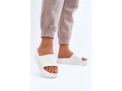 Dámské žabky na tlusté podrážce bílé model 22186926 - SWEET SHOES 5