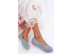Dámské baleríny modré model 22305668 - SWEET SHOES 2