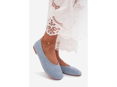 Dámské baleríny modré model 22305668 - SWEET SHOES 3