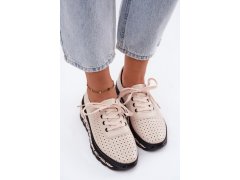 Dámské kožené polobotky růžové model 22314644 - GOODIN 6
