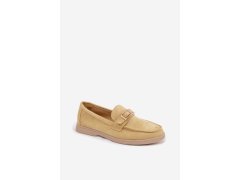 Dámské mokasíny s&nbsp;přezkou žluté model 22384866 - Joalice 1