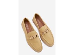 Dámské mokasíny s&nbsp;přezkou žluté model 22384866 - Joalice 2