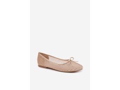 Dámské baleríny s&nbsp;ozdobou model 22401220 zlaté - VINCEZA 3