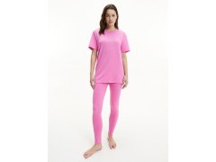 Dámský vrchní pyžamový díl QS6756E - TO3 - Hollywood růžová - Calvin Klein
