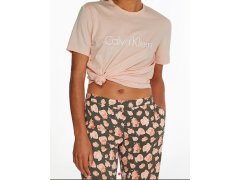 Dámské pyžamové tričko - QS6105E model 17430975 - meruňková - Calvin Klein