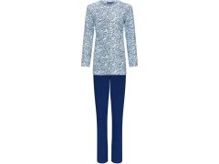 Dámské pyžamo model 18987979 modré se vzorem - Pastunette