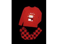 Dámské pyžamo model 19001983 červená s medvídkem - Karol