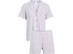 Dámské pyžamo WOVEN SHORT SET sv. fialové model 19650880 - Calvin Klein