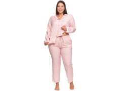 Dámské pyžamo model 20908318 růžové - Moraj