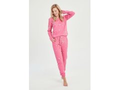 Dámské pyžamo růžové s model 18950044 - Taro