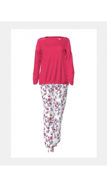 Elegantní dámské pyžamo s květinovým vzorem model 8003769 - Vamp - Dámské pyžama