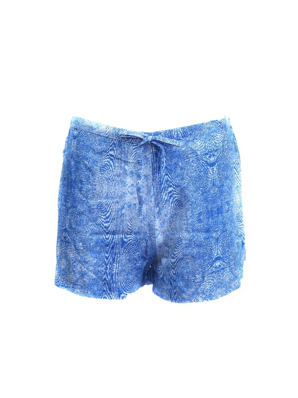 Dámské pyžamové kraťasy model 8741747 modrá - Calvin Klein - Dámské pyžama