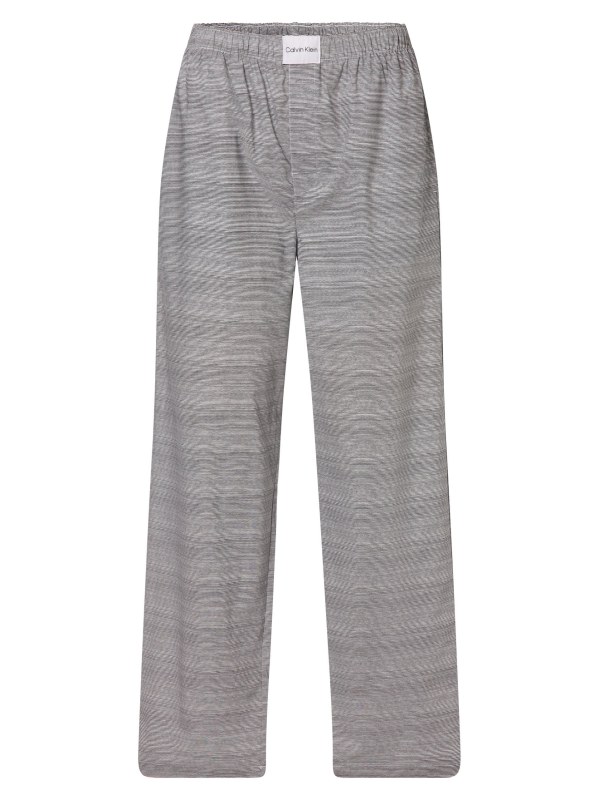 Dámské pyžamové kalhoty QS6893E 5FQ černo/bílá - Calvin Klein - Dámské pyžama