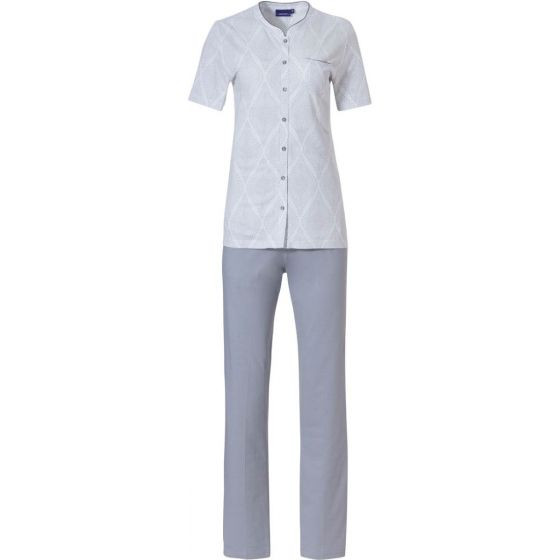 Dámské pyžamo 20231-116-6 šedá-potisk - Pastunette - Dámské pyžama