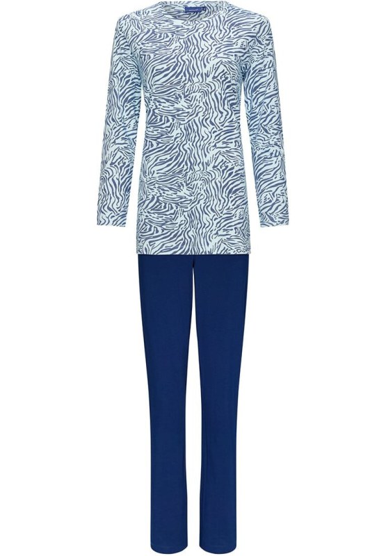 Dámské pyžamo 20232-160-2 modré se vzorem - Pastunette - Dámské pyžama