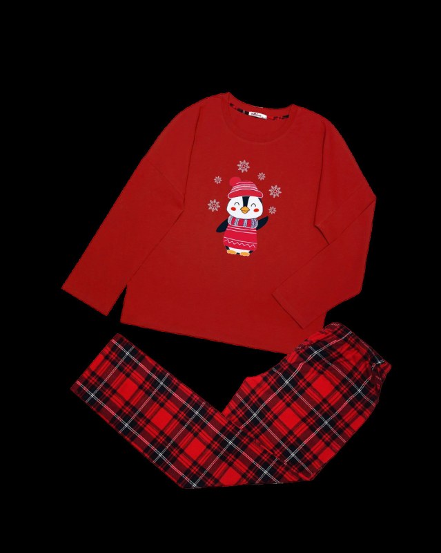 Dámské pyžamo 165/030 červená - Karol - Dámské pyžama