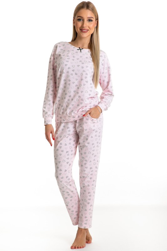 Dámské pyžamo PDD-41 růžové - Piu Bella - Dámské pyžama