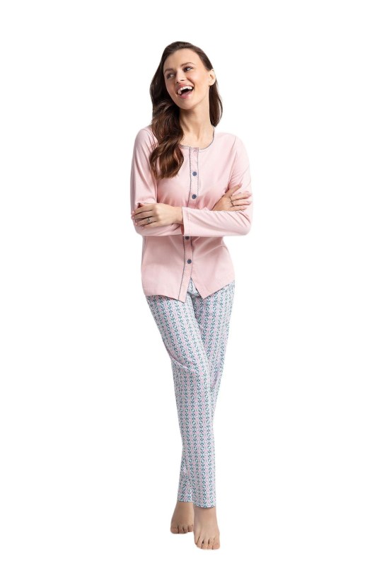Dámské pyžamo model 18833194 pink - Luna - Dámské pyžama