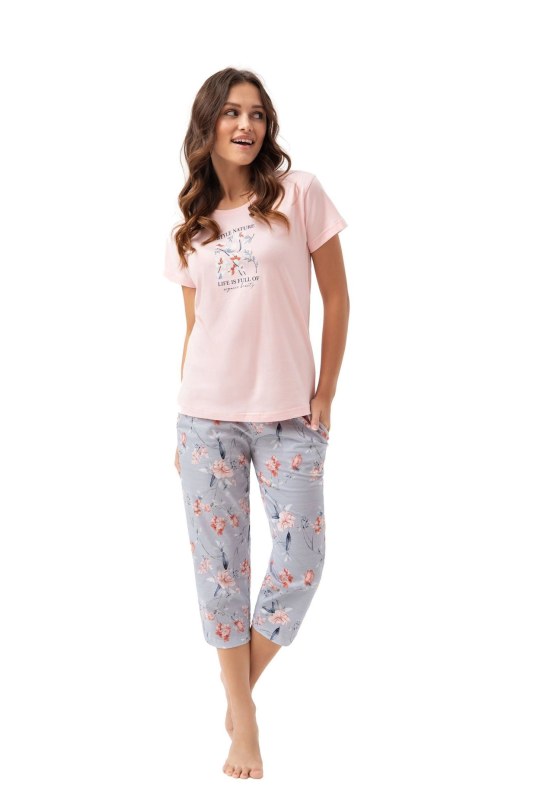 Dámské pyžamo model 20098485 pink - Luna - Dámské pyžama