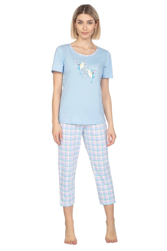 Dámské pyžamo 659 blue plus - REGINA - Dámské pyžama