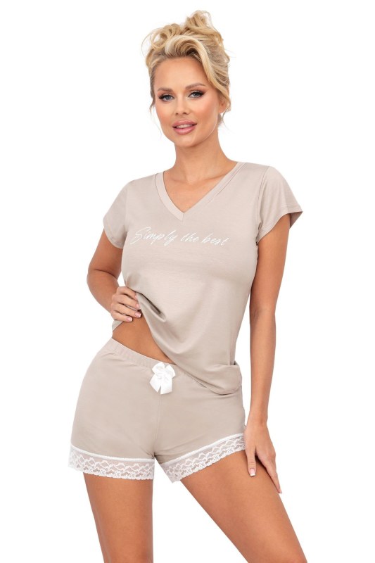 Dámské pyžamo model 20133658 1/2 beige - Donna - Dámské pyžama