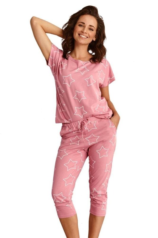 Dámské pyžamo růžové s model 16166083 - Taro - Dámské pyžama