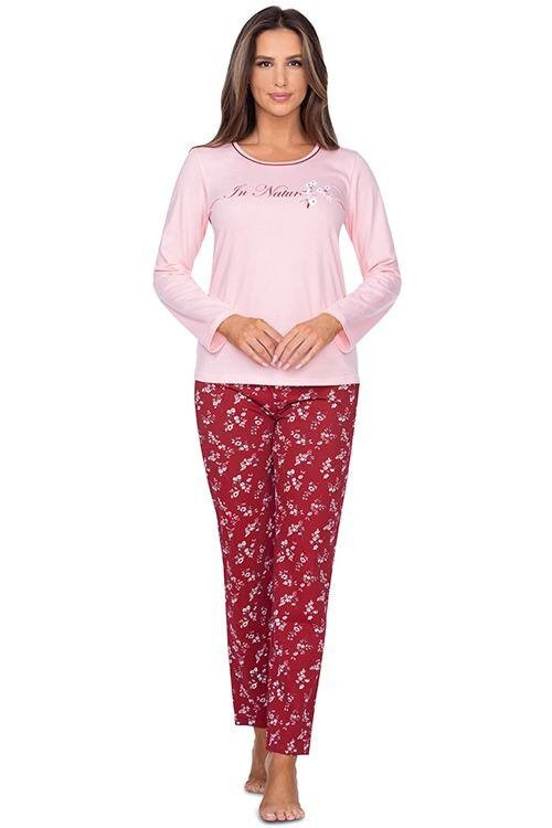 Dámské pyžamo Grace růžové s potiskem - Dámské pyžama