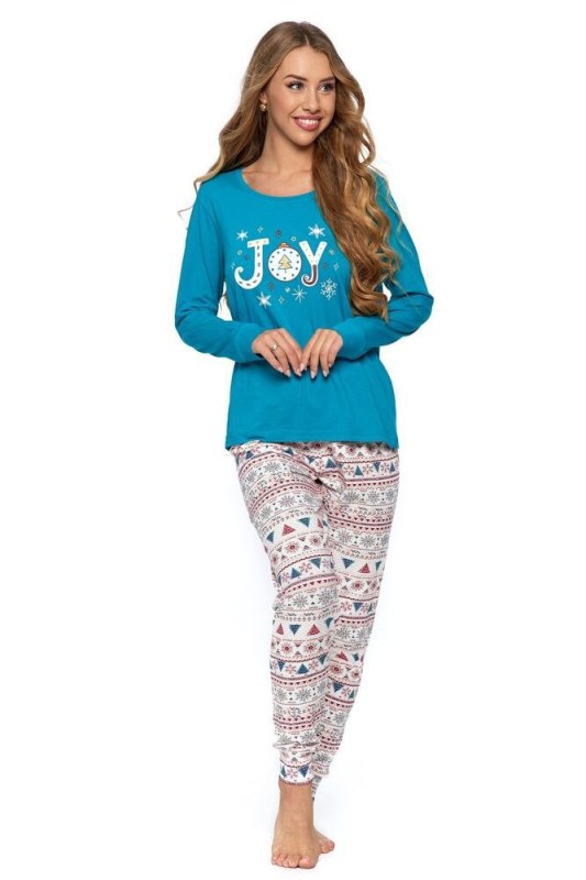 Dámské pyžamo Christmas Joy model 18433087 zelené - Moraj