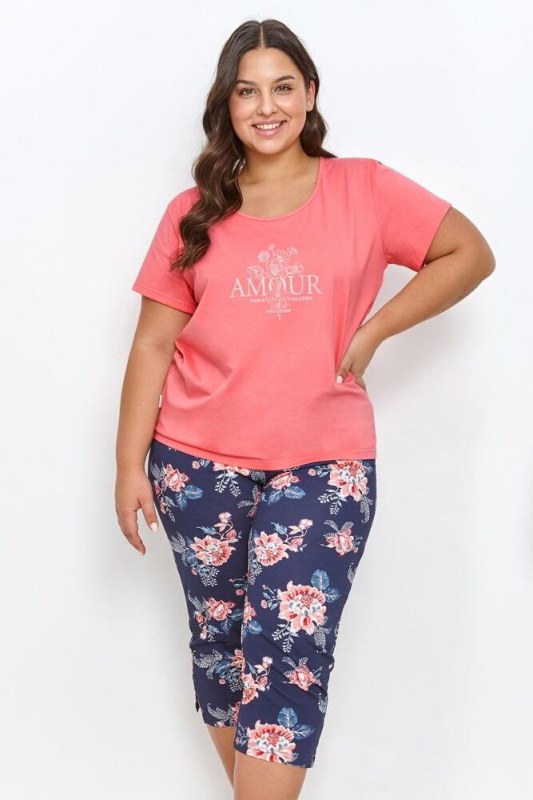 Dámské pyžamo růžové pro model 18395341 - Taro - Dámské pyžama