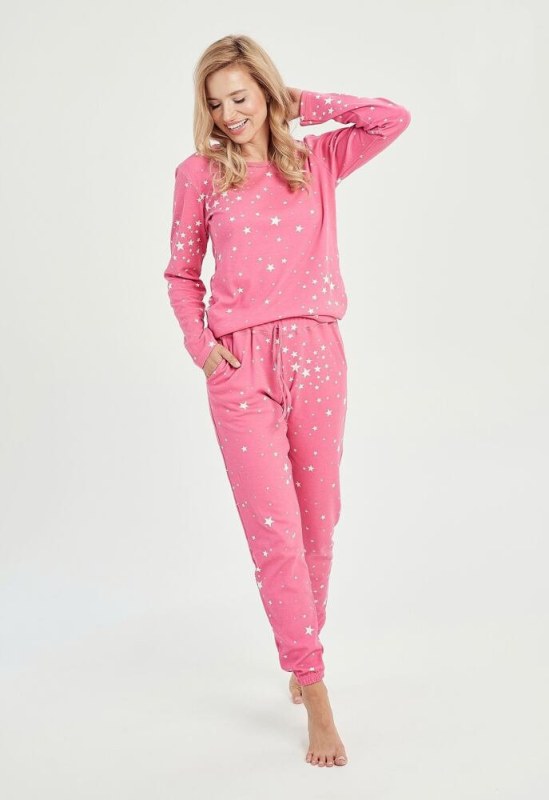 Dámské pyžamo růžové s model 18950044 - Taro - Dámské pyžama