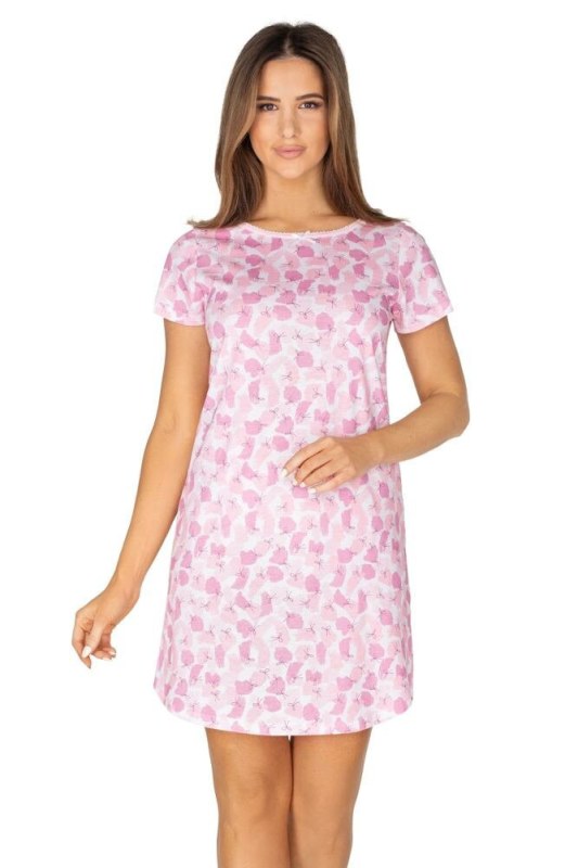Dámská košilka model 17262293 růžová - Regina - Doplňky čepice, rukavice a šály